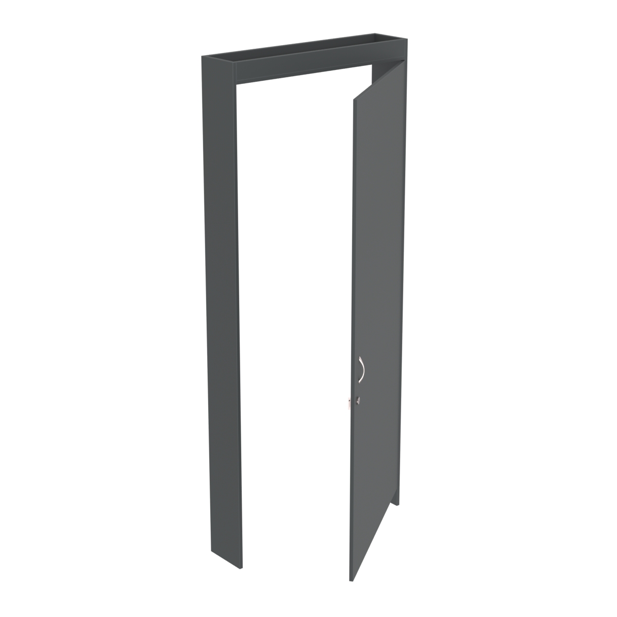 Алмаз Дверной блок №1А Антрацит