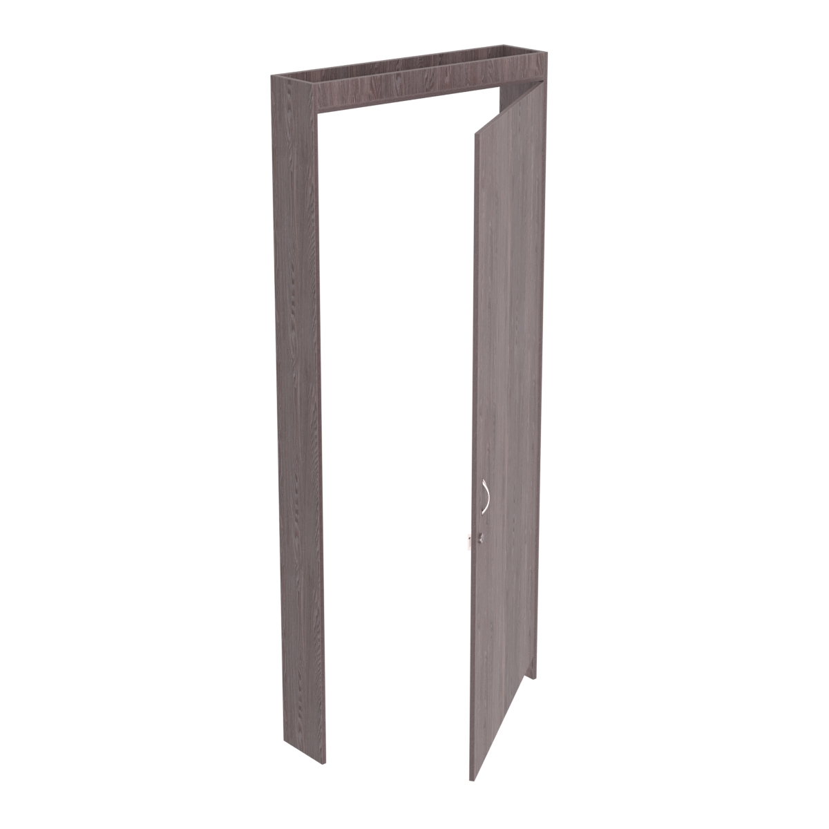 Алмаз Дверной блок №1А Ясень Анкор темный