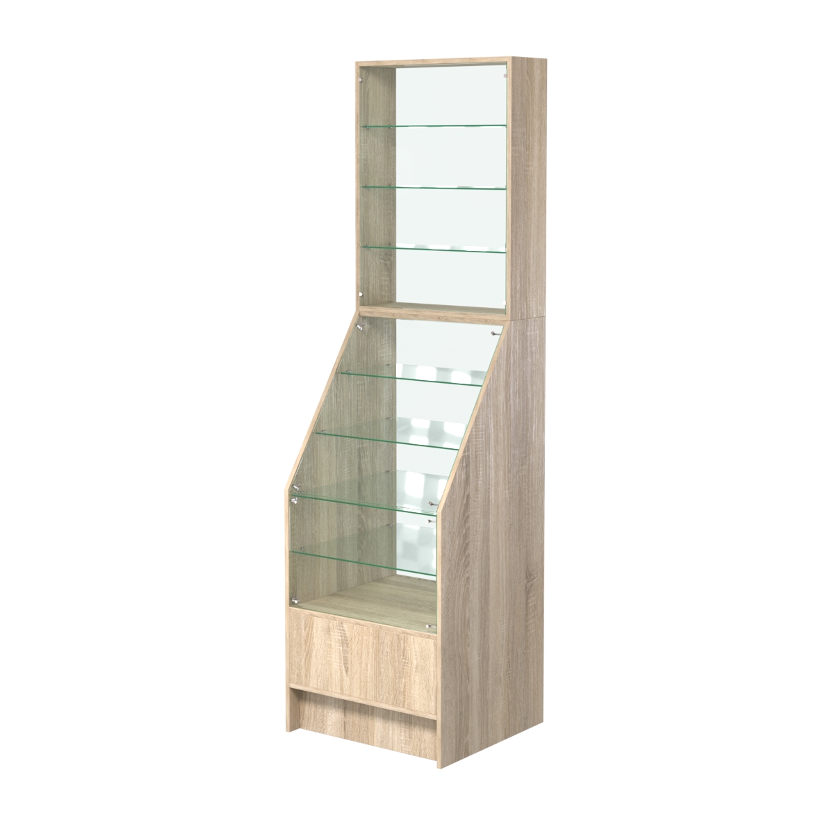 Витрина АЛМАЗ №1-600 Дуб Сонома