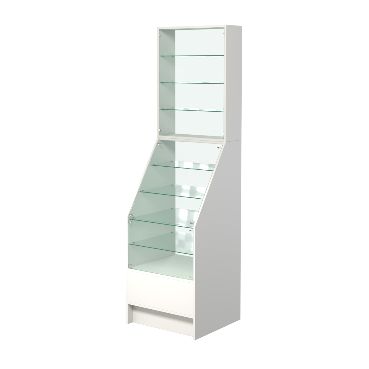 Витрина АЛМАЗ №1-600 Белый