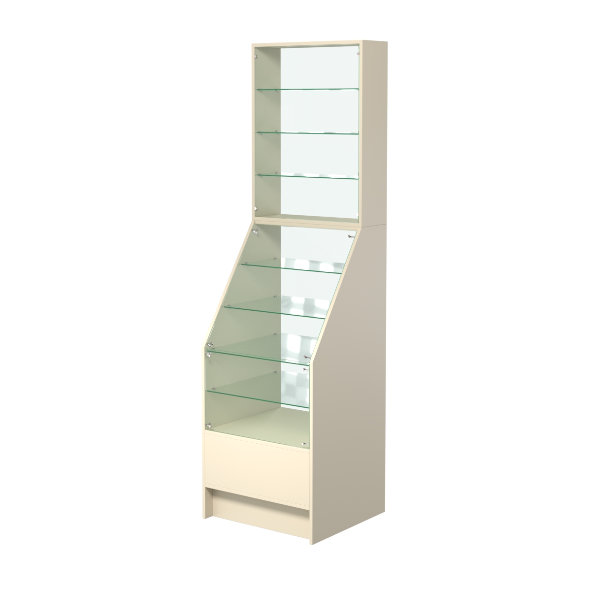 Витрина АЛМАЗ №1-600 Крем Вайс