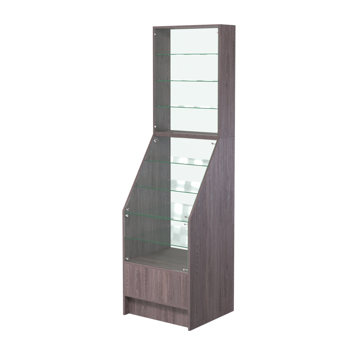 Витрина АЛМАЗ №1-600 Ясень Анкор темный