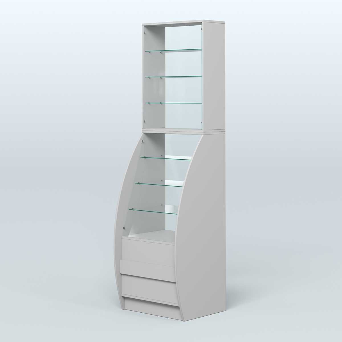 Витрина БРИЗ №1-600 Серый