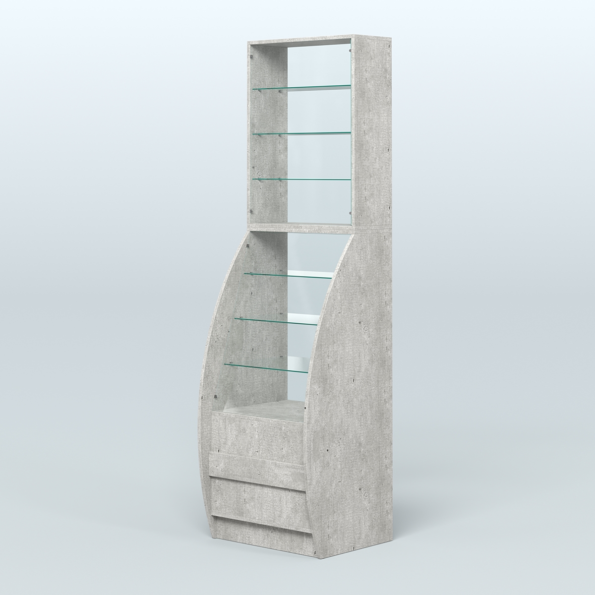 Витрина БРИЗ №1-600 Метрополитан Грей