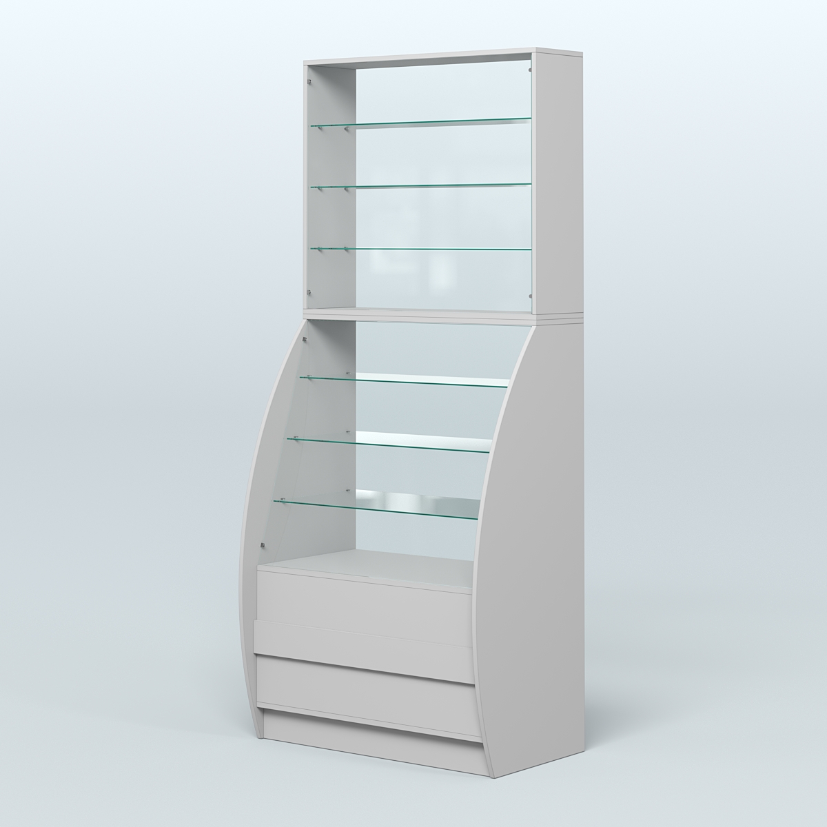 Витрина БРИЗ №1-900 Серый