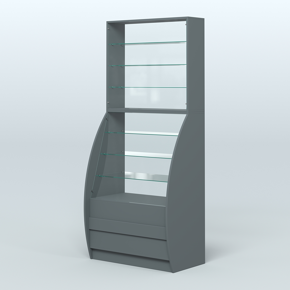 Витрина БРИЗ №1-900 Темно-Серый