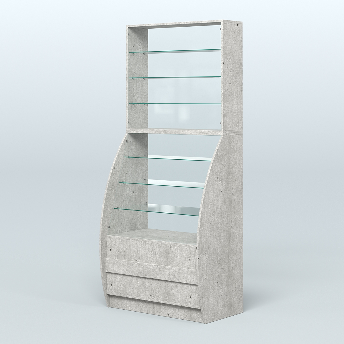 Витрина БРИЗ №1-900 Метрополитан Грей