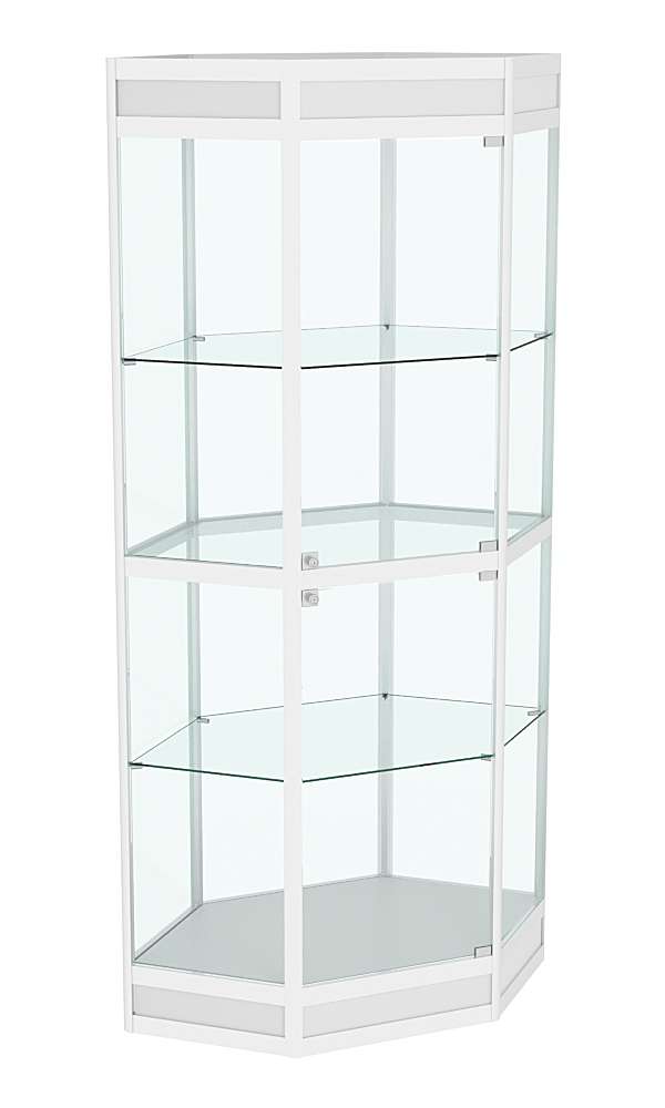 Витрина из профиля шестигранная угловая №3 Серый