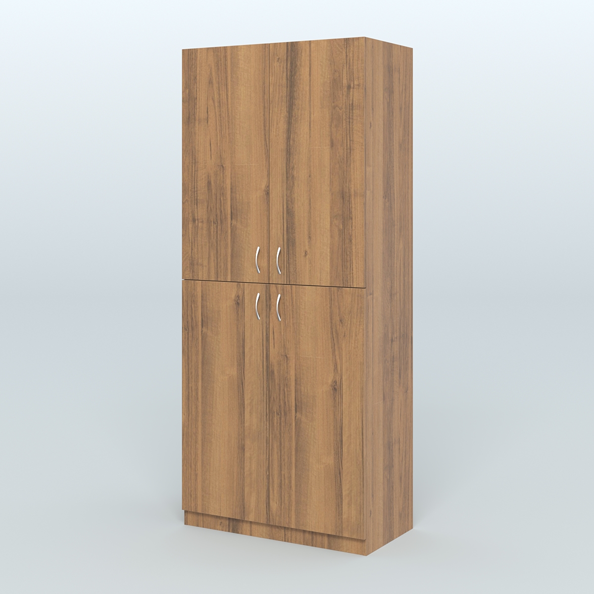 Шкаф для аптек с вертикальными разделителями №1 Орех