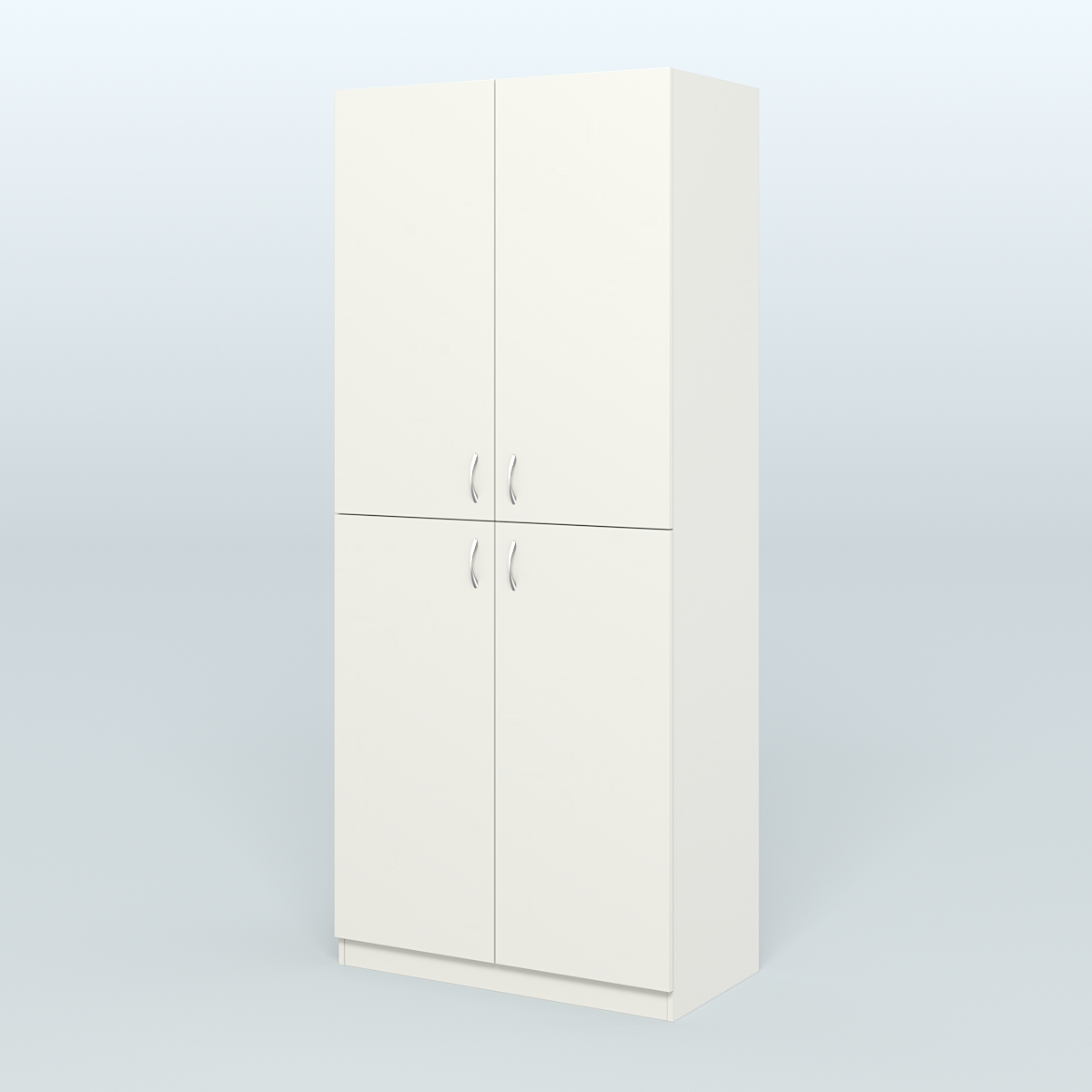 Шкаф для аптек с вертикальными разделителями №1 Белый