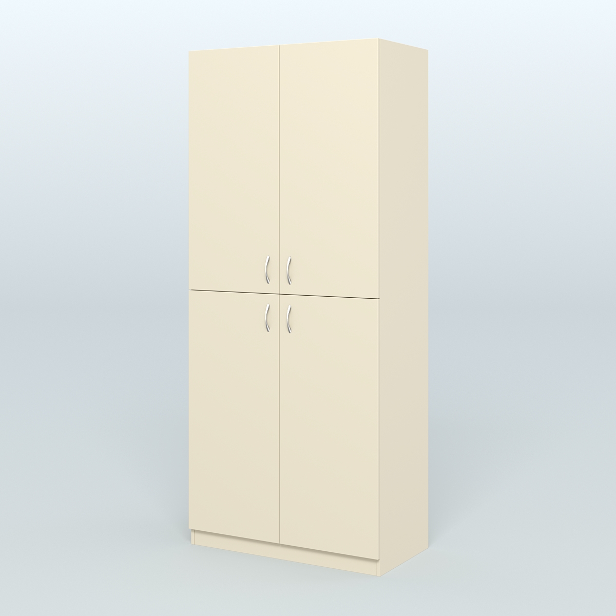 Шкаф для аптек с полками №2 Крем Вайс