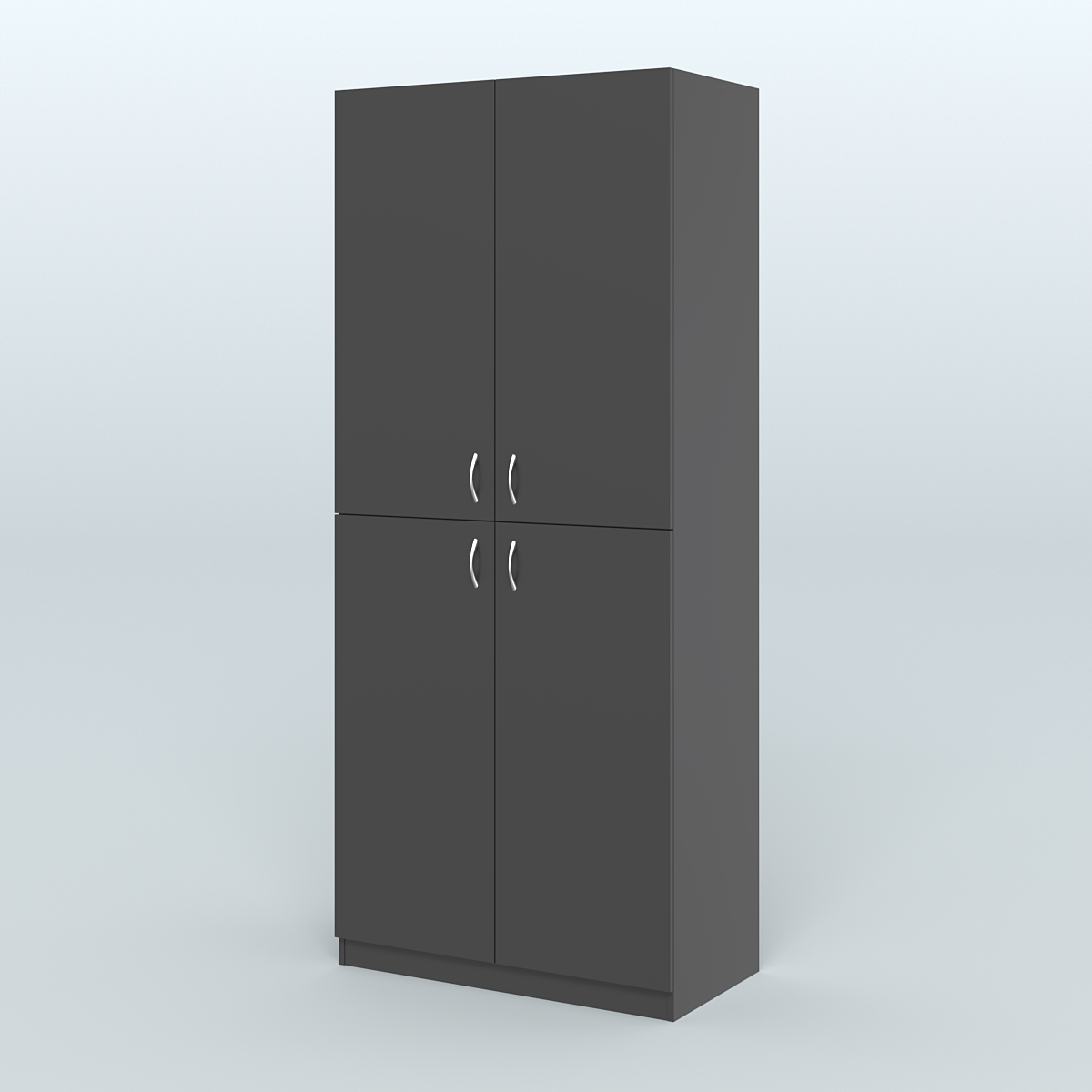 Шкаф для аптек с полками №2 Черный