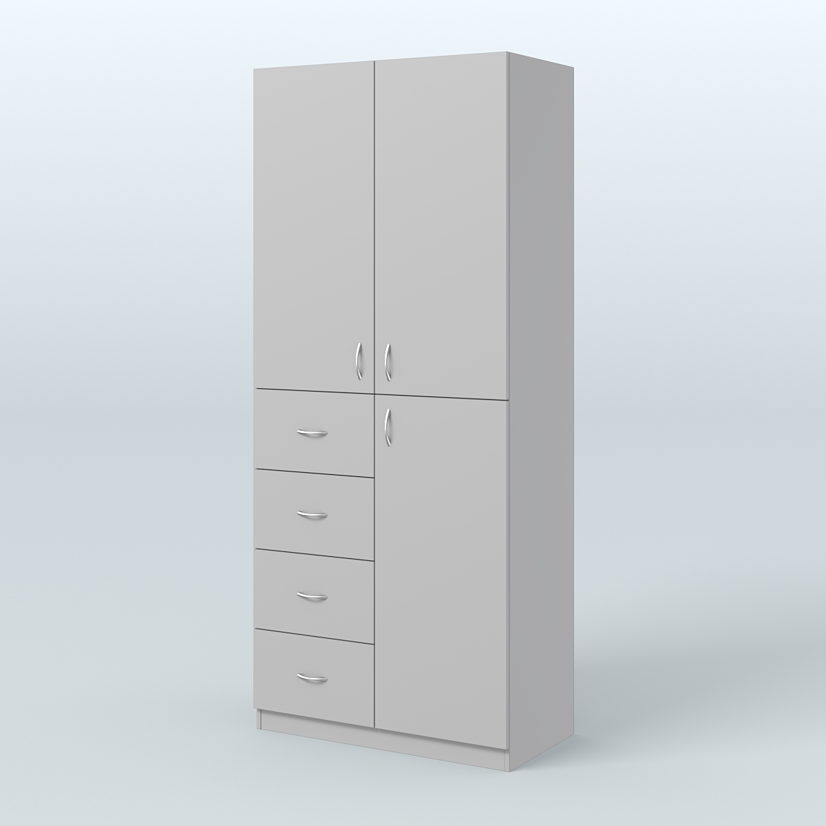 Шкаф для аптек с ящиками и полками №3 Серый