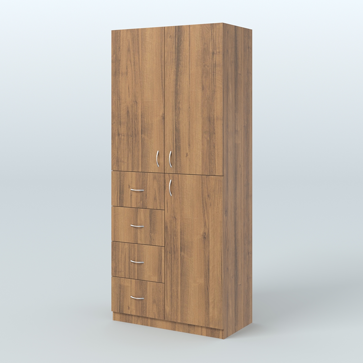 Шкаф для аптек с ящиками и полками №3 Орех