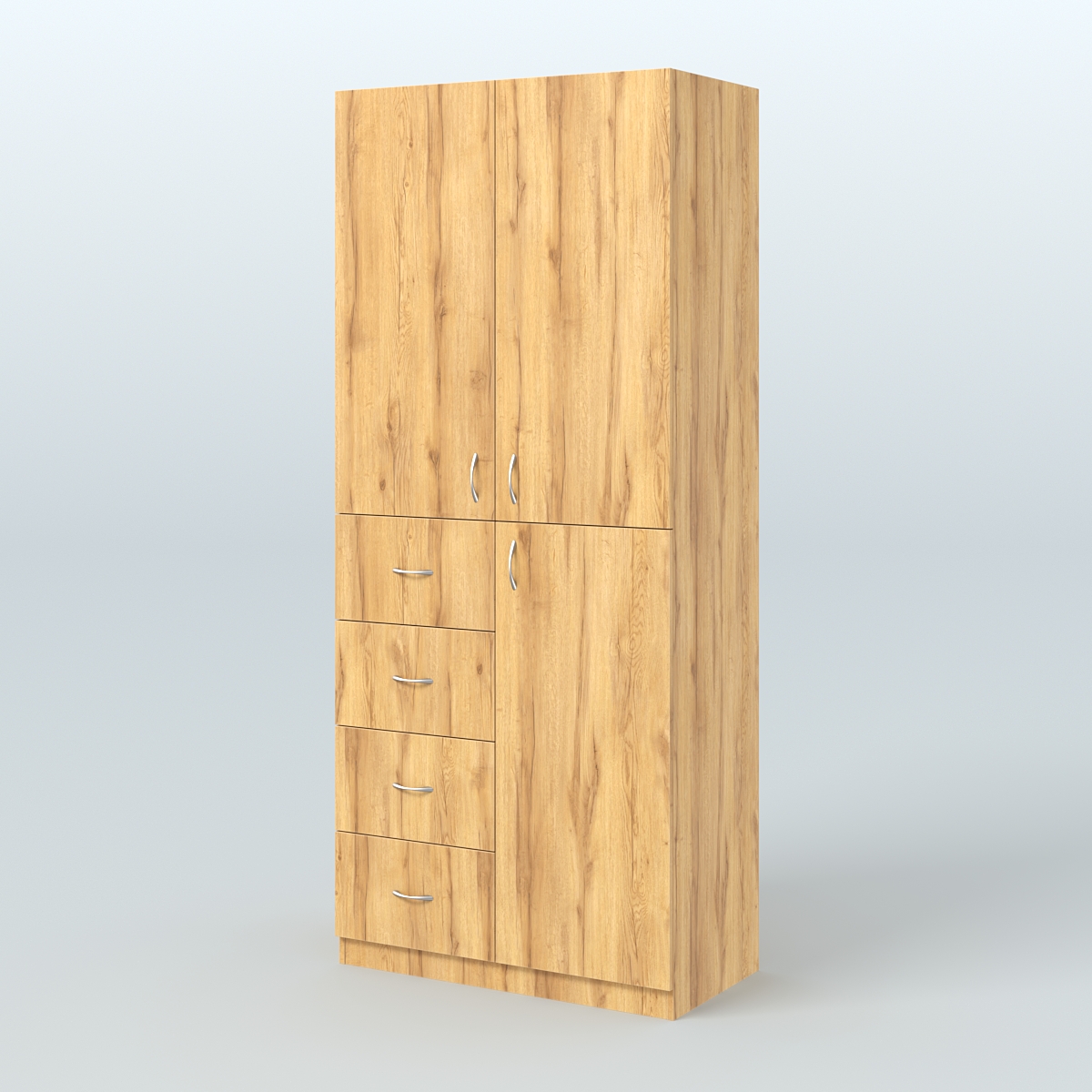 Шкаф для аптек с ящиками и полками №3 Дуб Золотистый