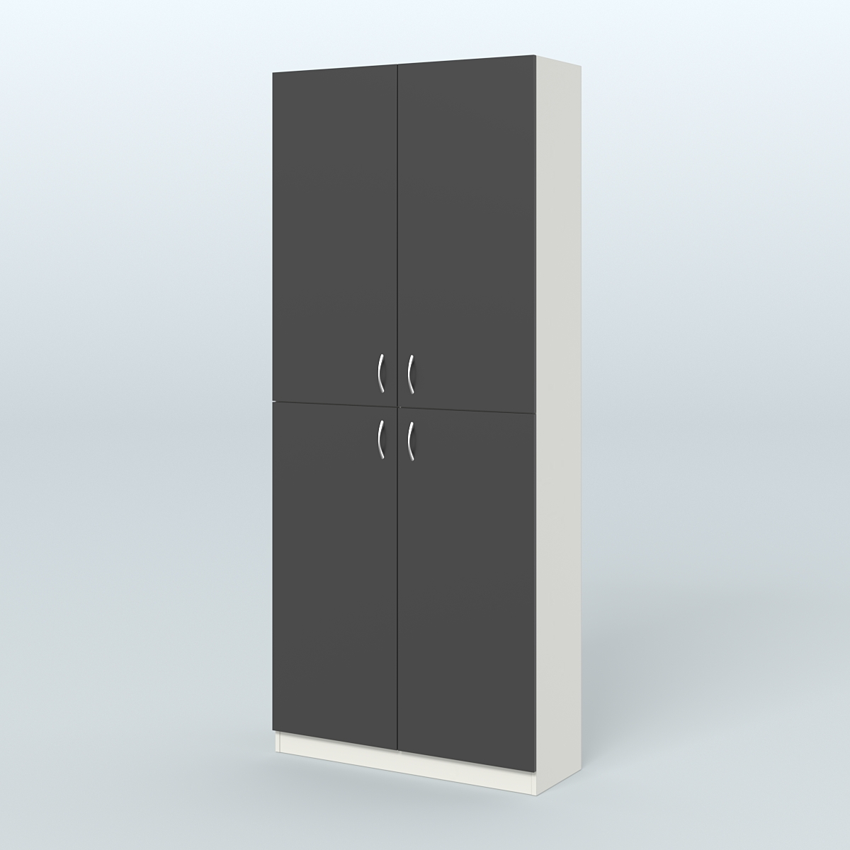 Аптечный широкий стеллаж под резину №1 Белый и Черный