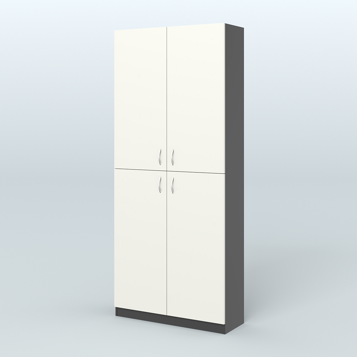 Аптечный широкий стеллаж под резину №1 Черный + Белый