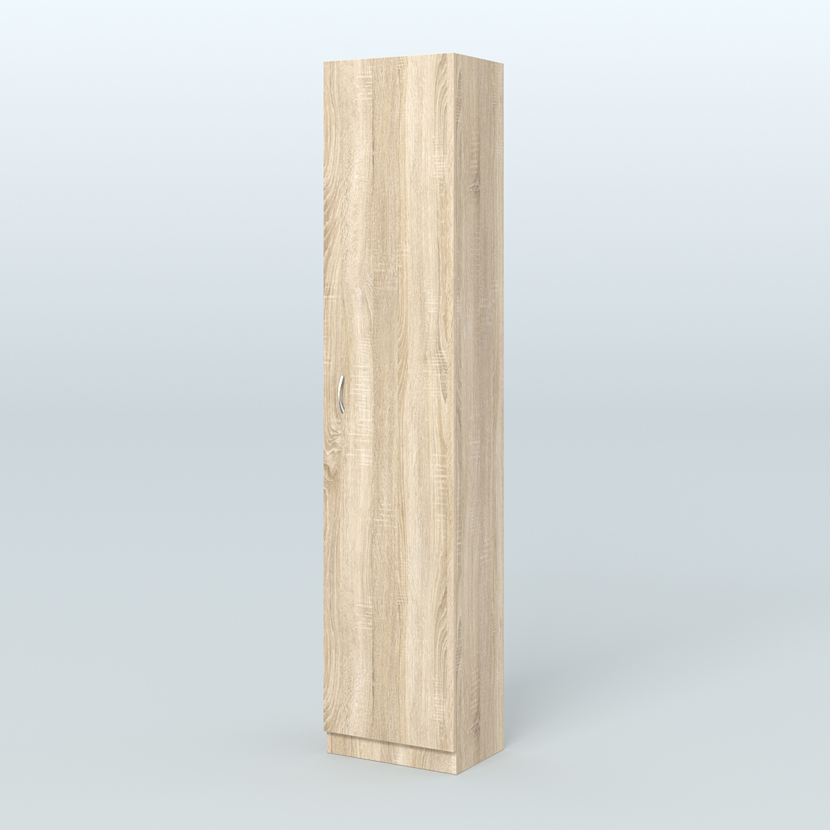 Аптечный узкий стеллаж под резину №2 Дуб Сонома