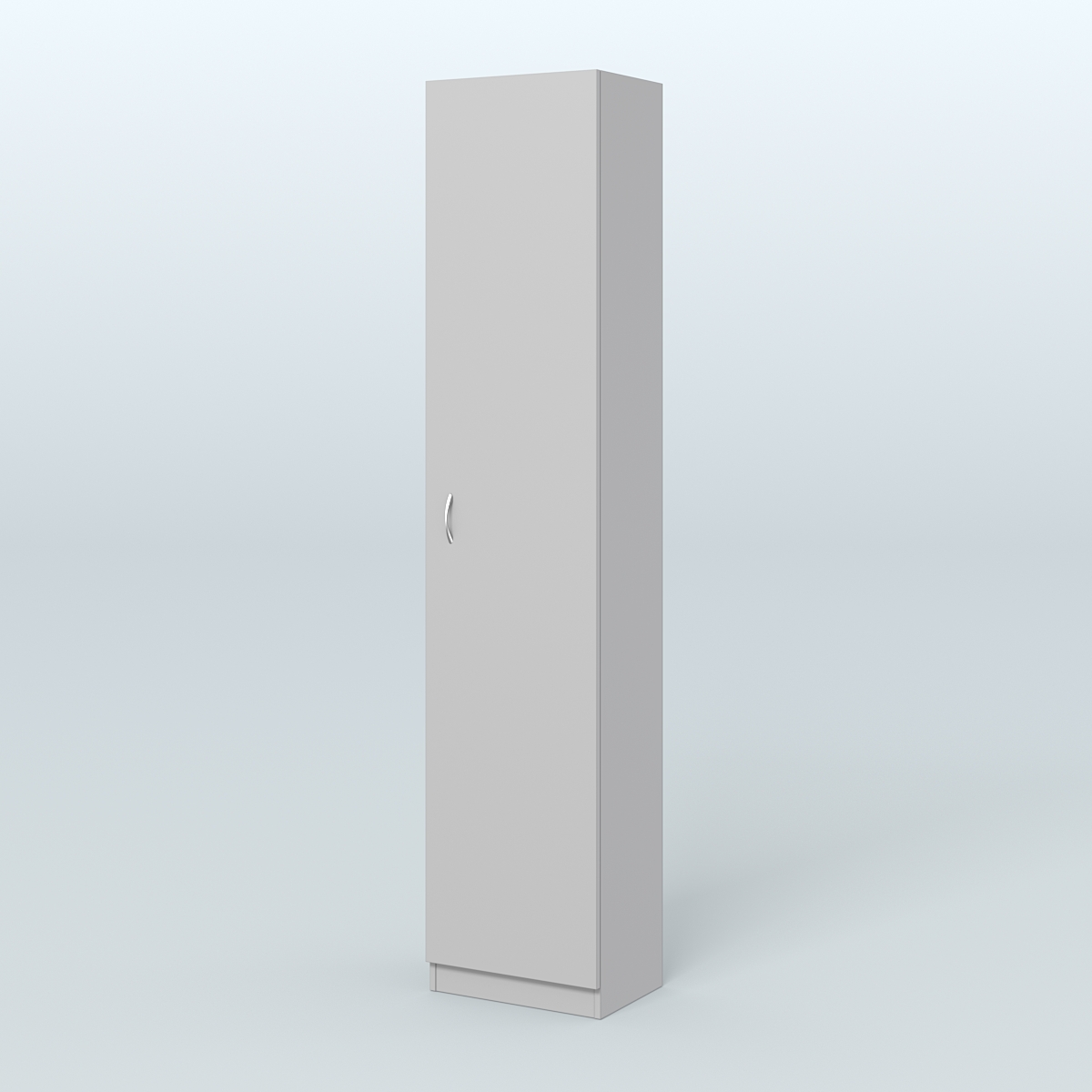 Аптечный узкий стеллаж под резину №2 Серый