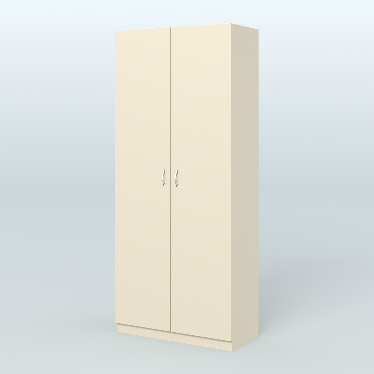 Аптечный шкаф широкий для одежды персонала №4 Крем Вайс