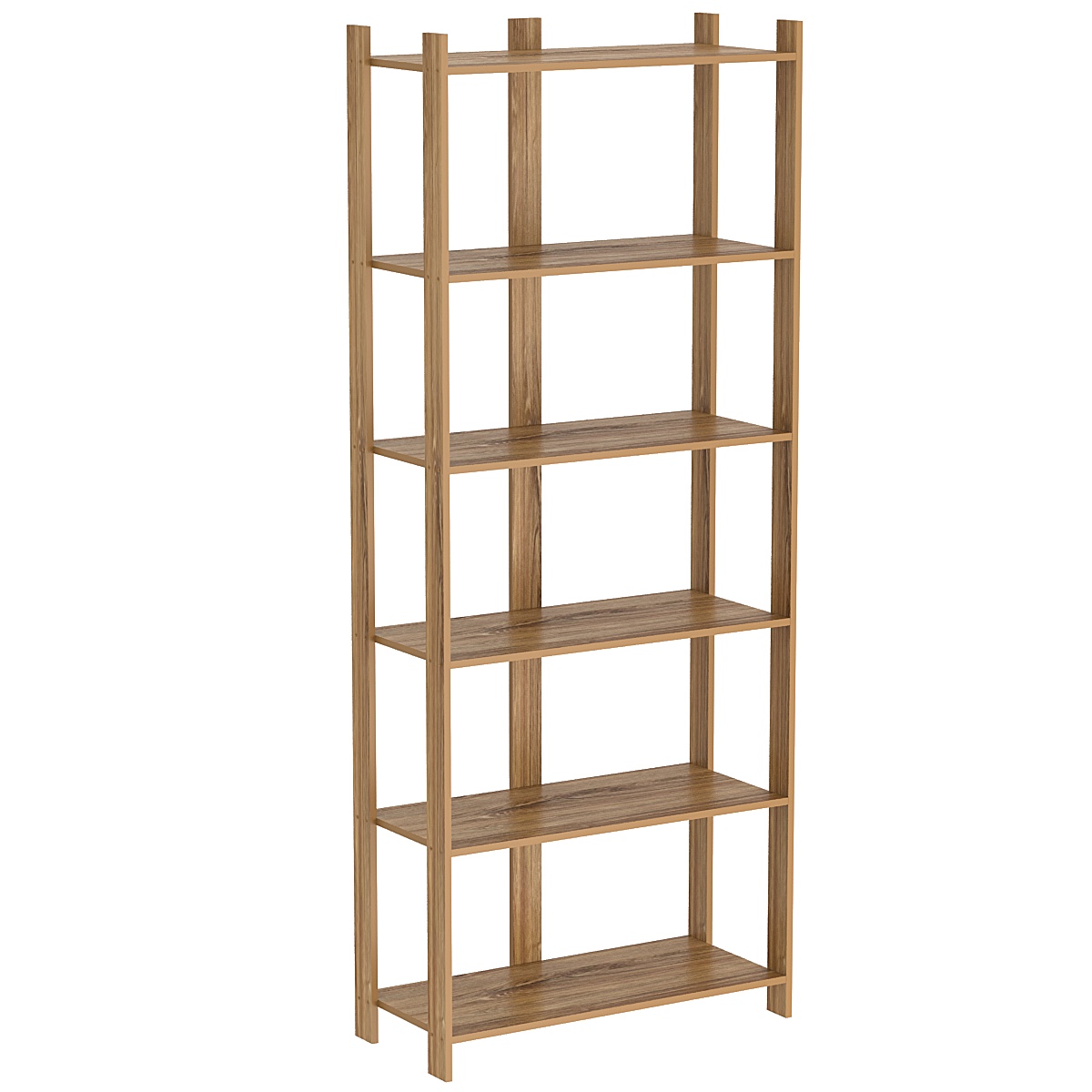 Стойка из ДСП №4 серии Эконом Дуб канзас коричневый Н1113 ST10