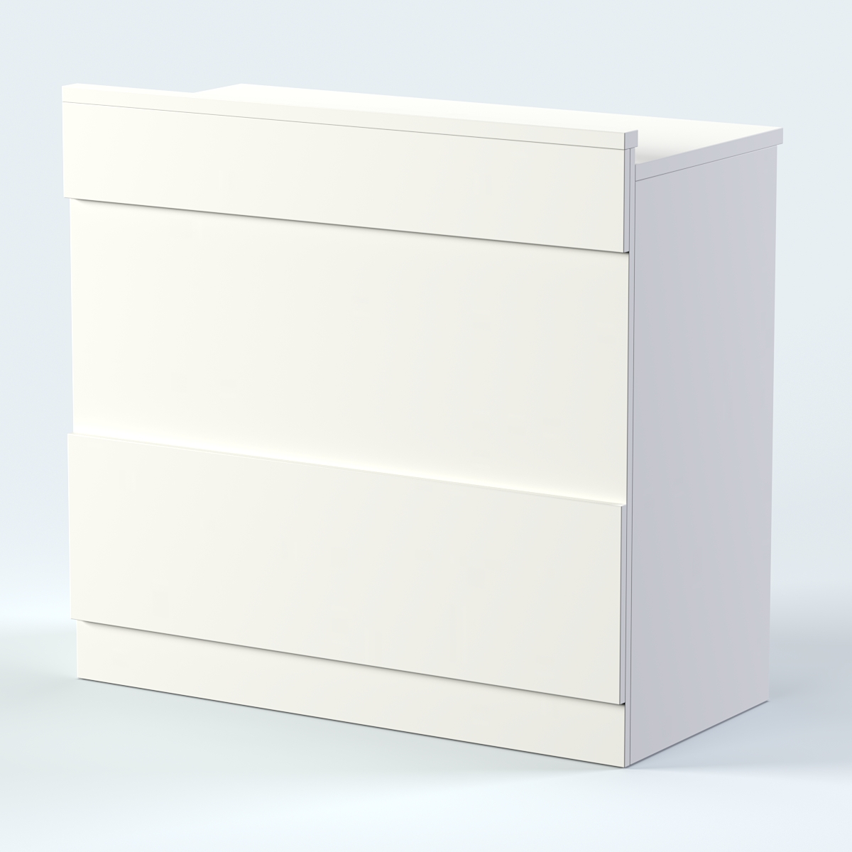 Стол - верстак с ящиками и дверью №1 Белый