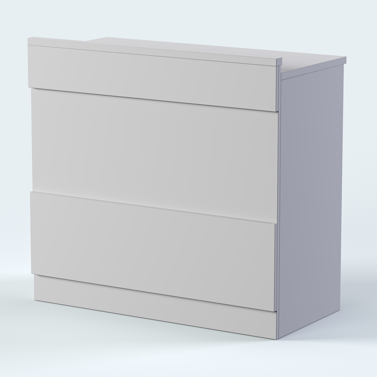 Стол - верстак с ящиками и дверью №1 Серый