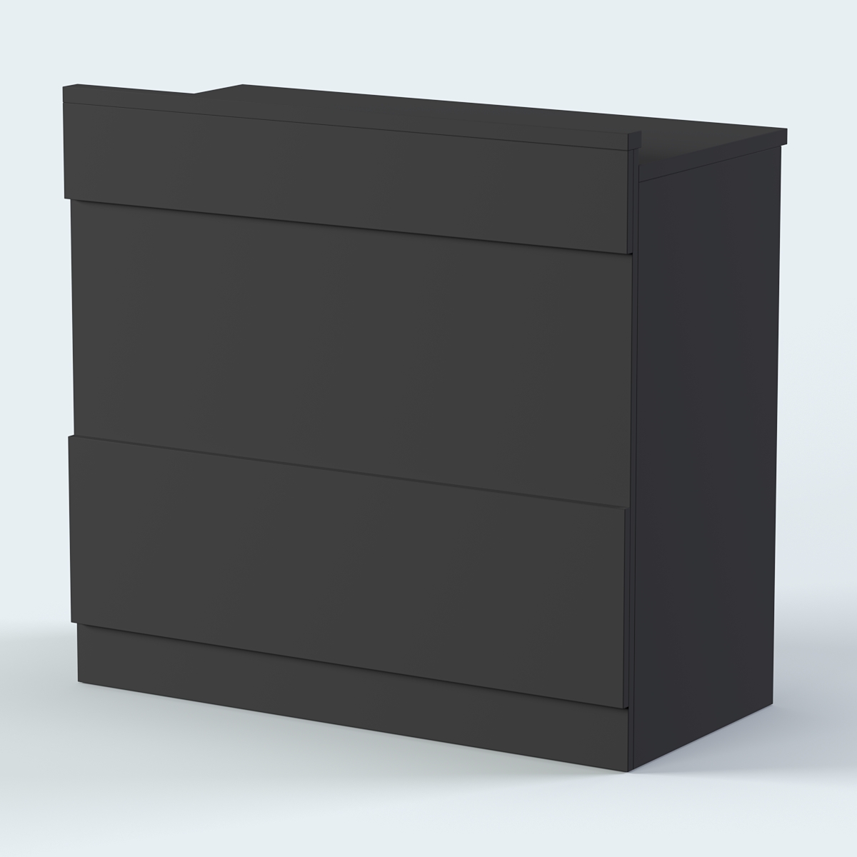 Стол - верстак с ящиками и дверью №1 Черный