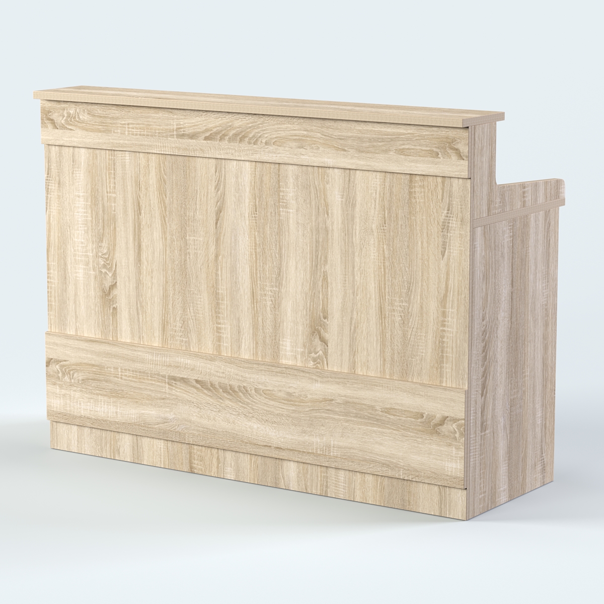 Стол - верстак широкий с ящиками и дверью №3 Дуб Сонома