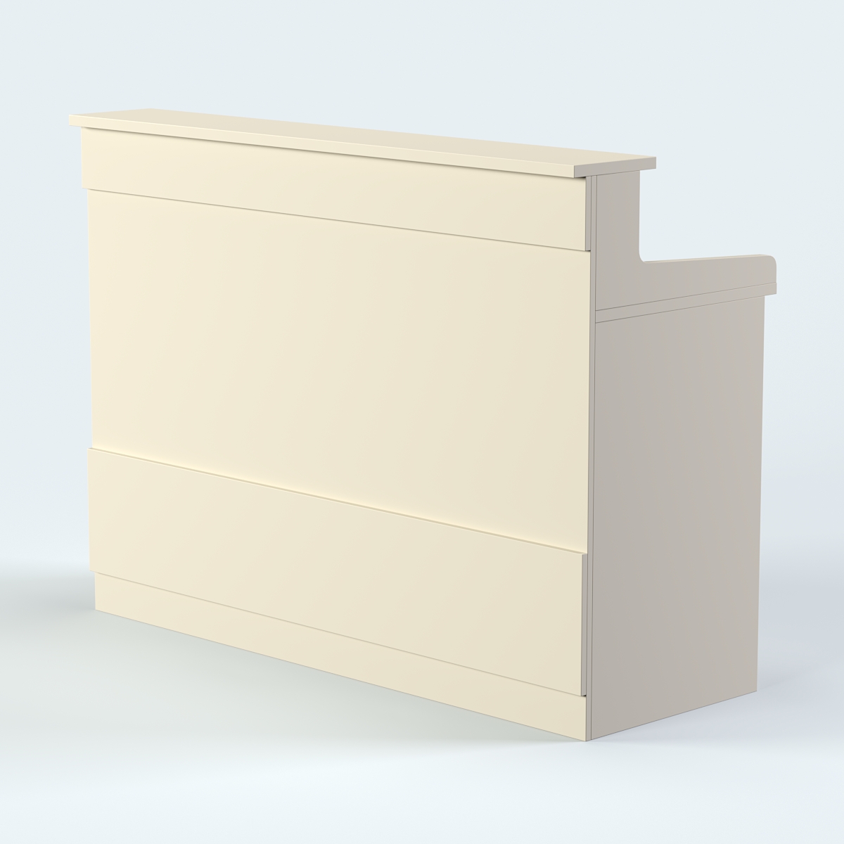 Стол - верстак широкий с ящиками №4 Крем Вайс