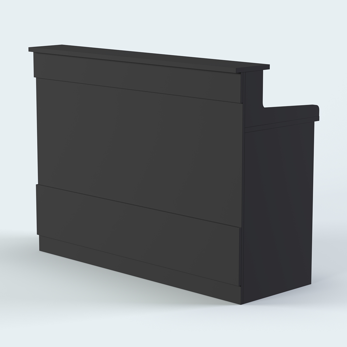 Стол - верстак широкий с ящиками №4 Черный