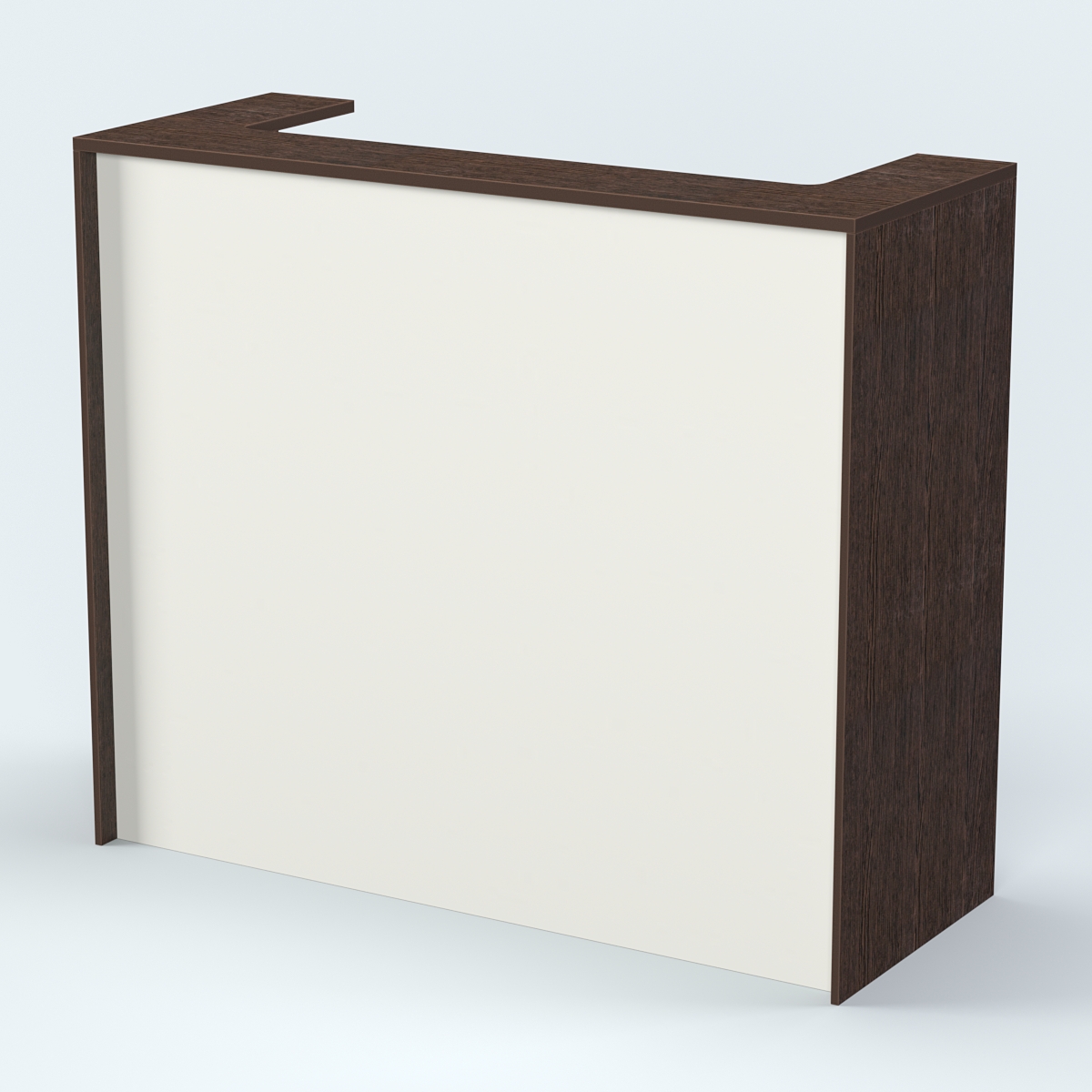 Стол - верстак высокий №5 Дуб Венге + Белый