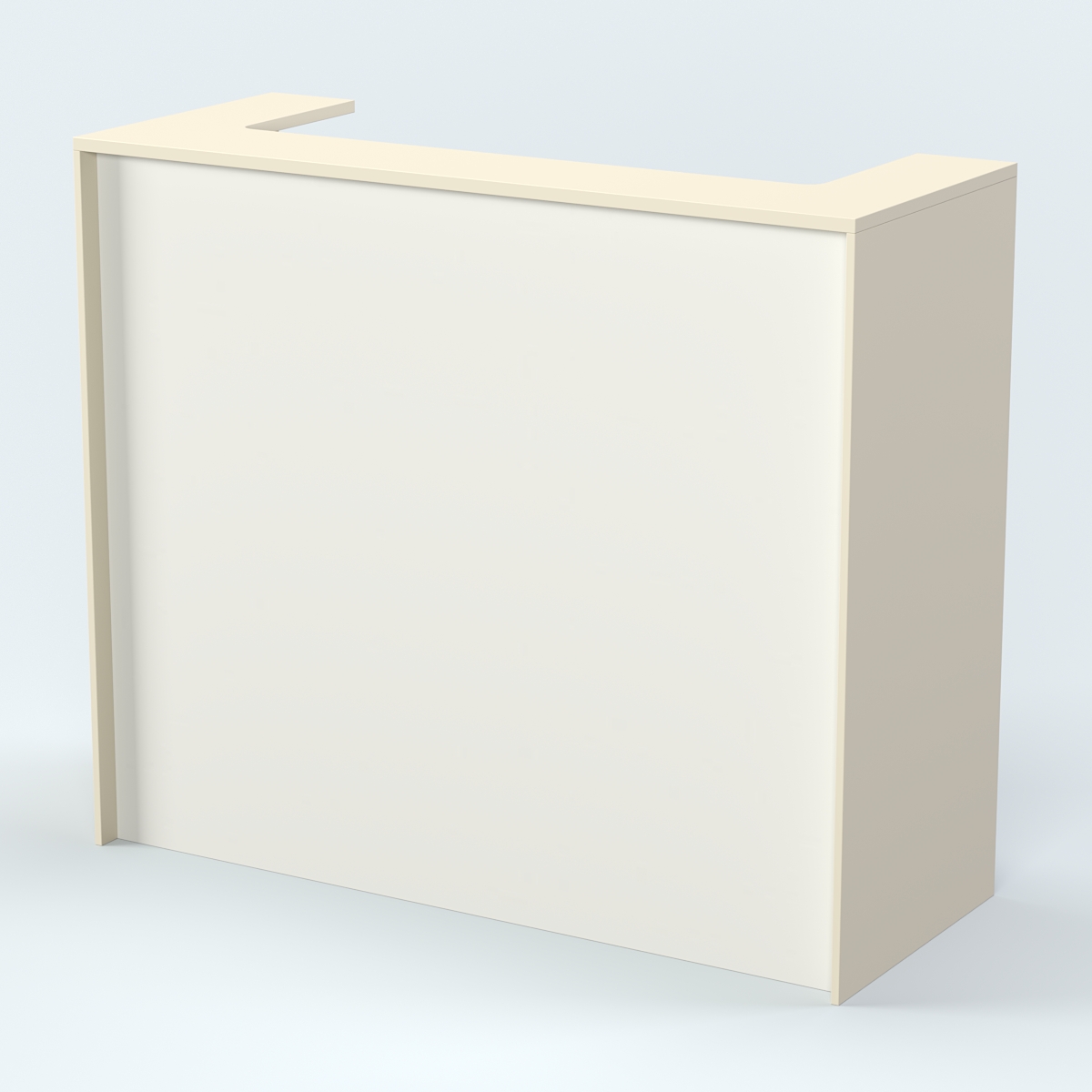 Стол - верстак высокий №5 Крем Вайс + Белый