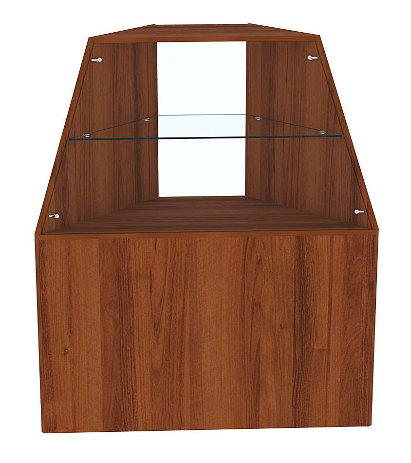 Прилавок для конфет и орехов угловой с высоким накопителем №1 Орех