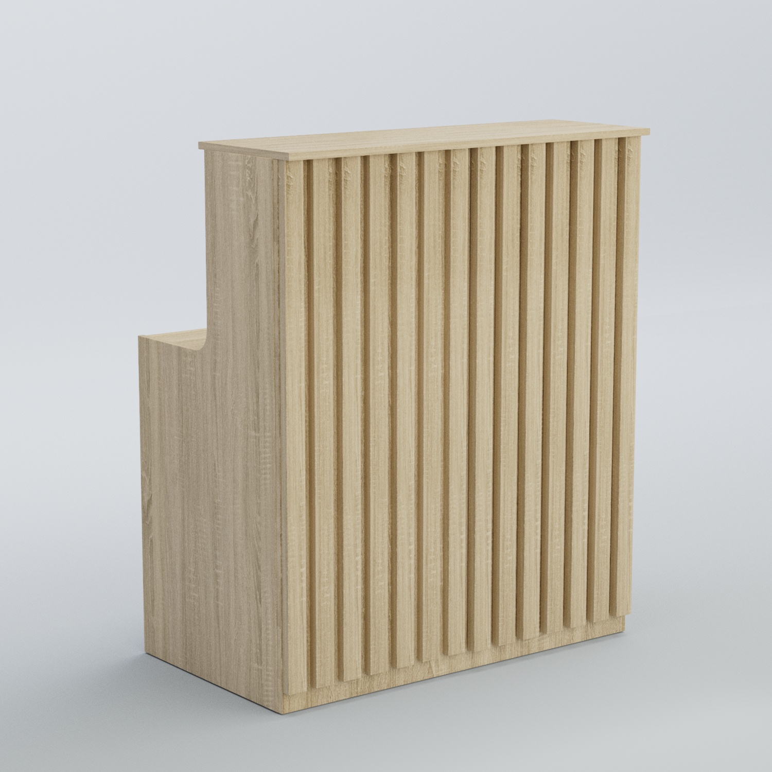 Ресепшен прямоугольный серии ПРИЛИВ №1 Дуб сонома