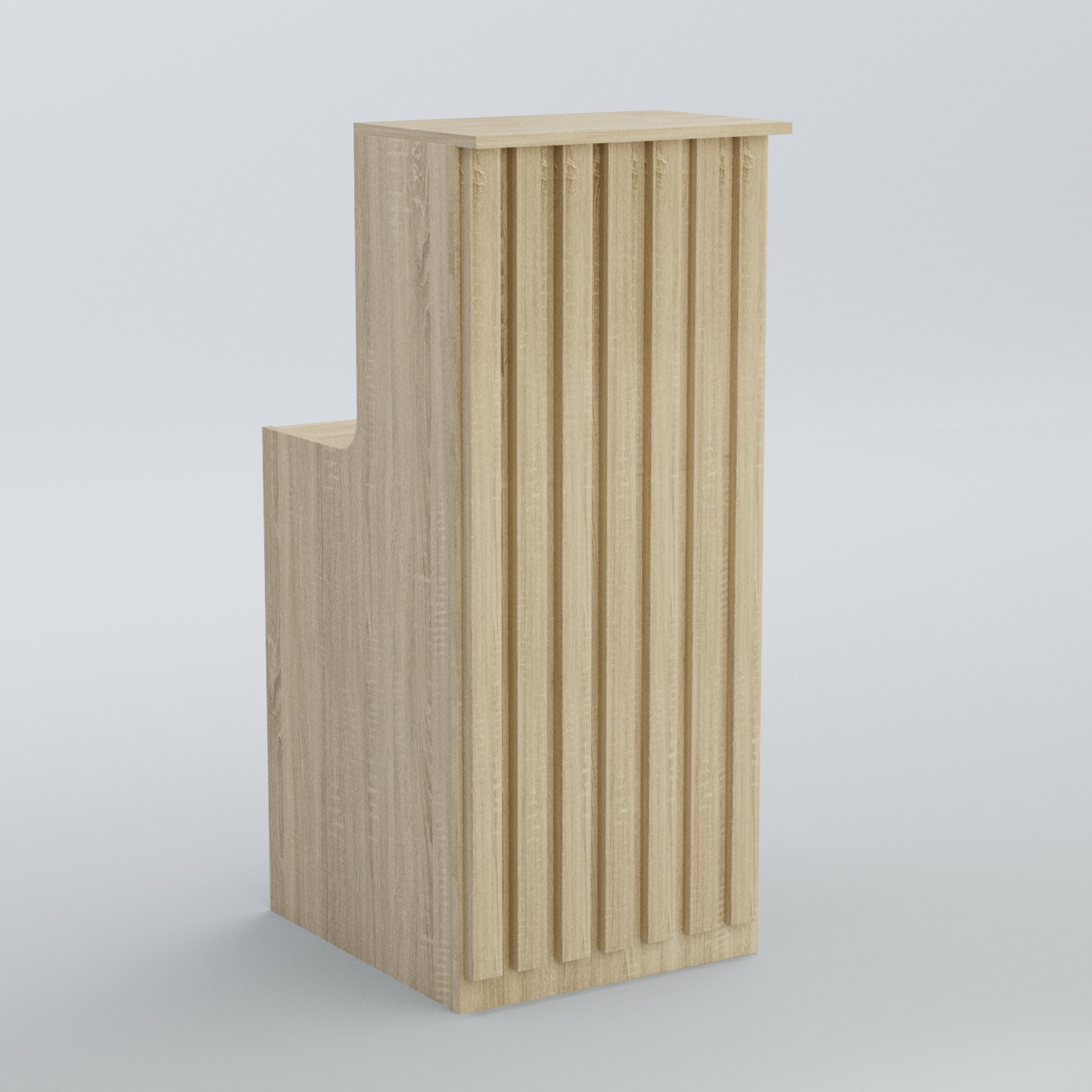 Ресепшен узкий серии ПРИЛИВ №2 Дуб сонома