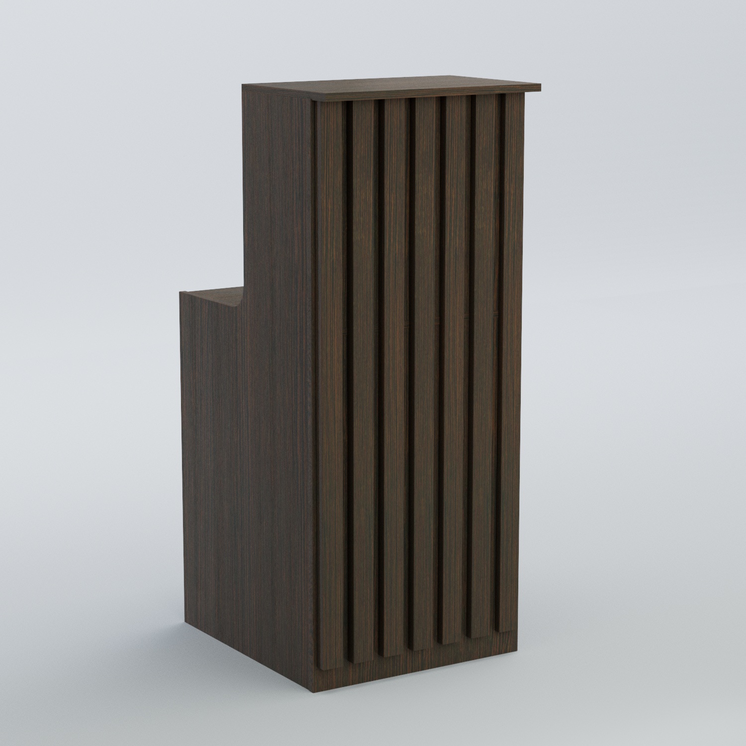 Ресепшен узкий серии ПРИЛИВ №2 Дуб Венге