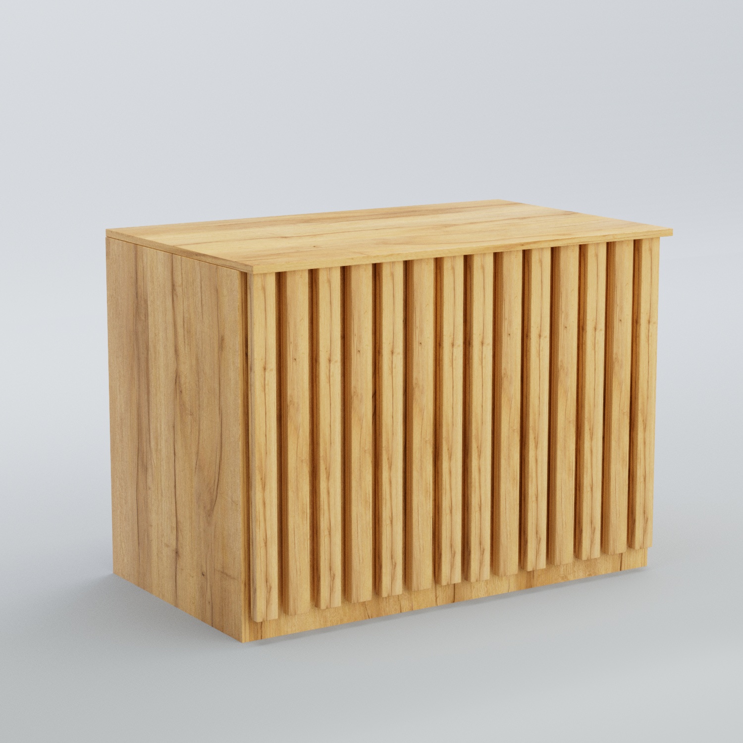 Ресепшен - стол широкий серии ПРИЛИВ №8 Дуб Золотистый