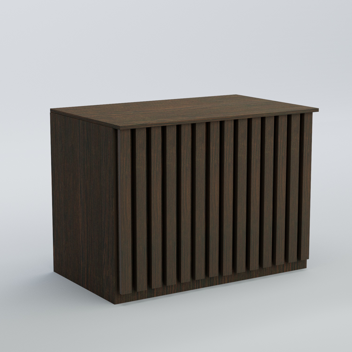 Ресепшен - стол широкий серии ПРИЛИВ №8 Дуб Венге