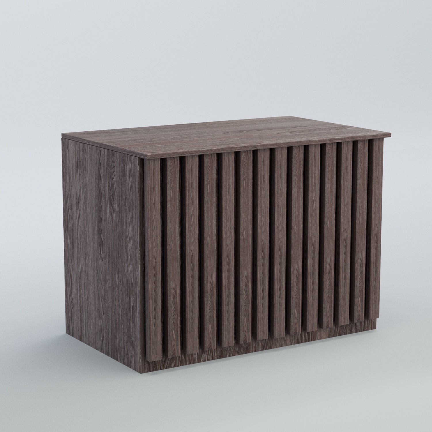 Ресепшен - стол широкий серии ПРИЛИВ №8 Ясень Анкор темный