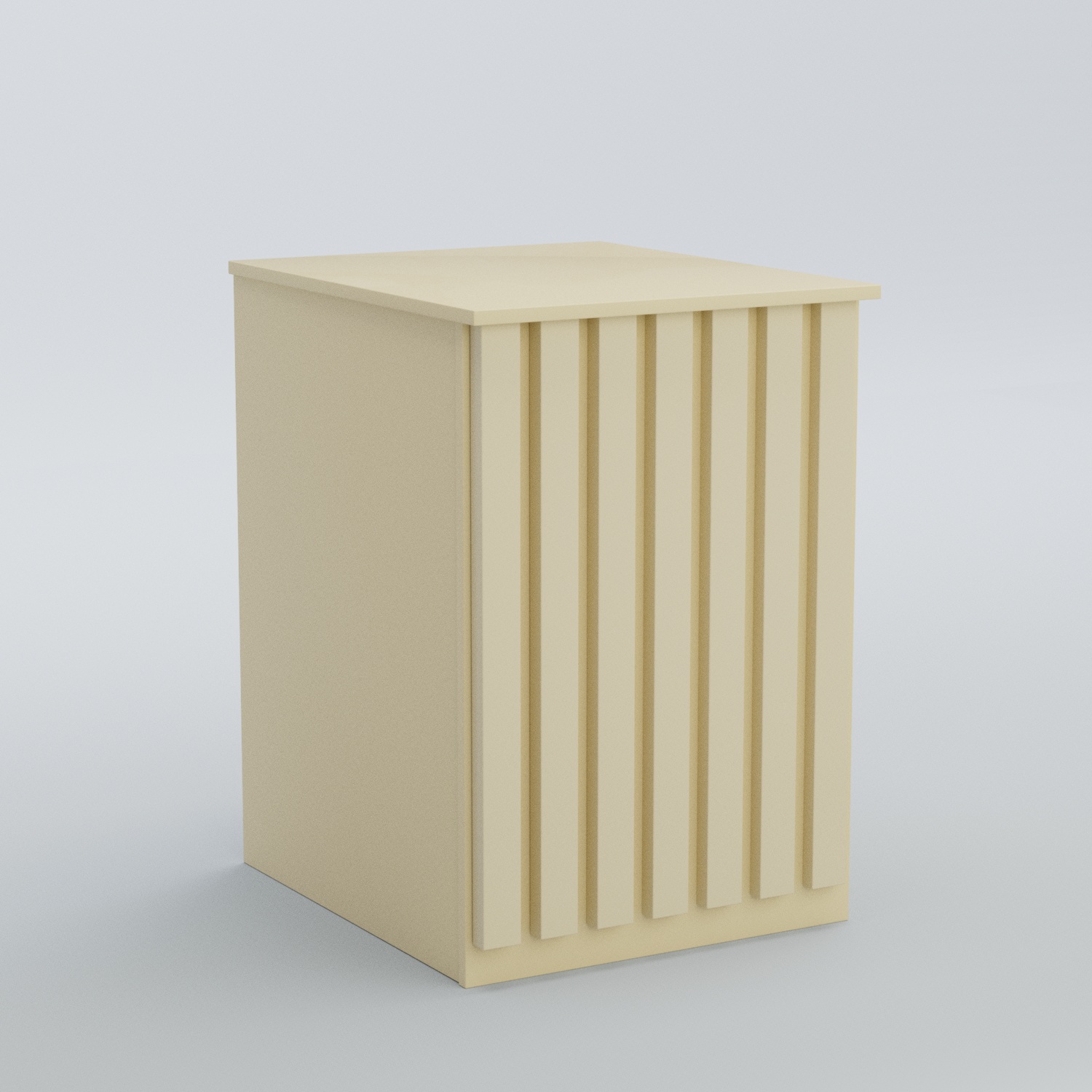 Ресепшен - стол узкий серии ПРИЛИВ №9 Крем Вайс