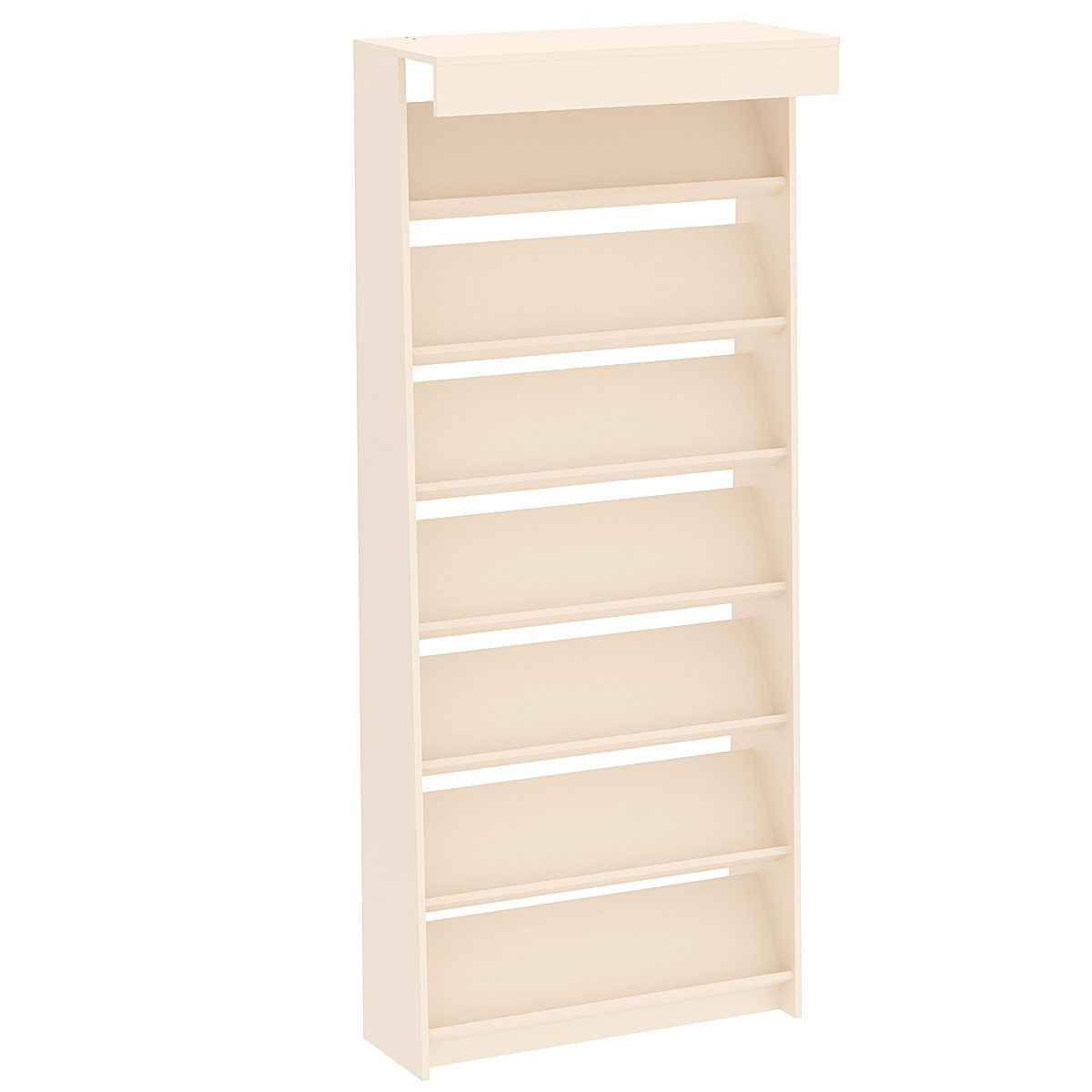 Стеллаж под книги №3 Крем Вайс