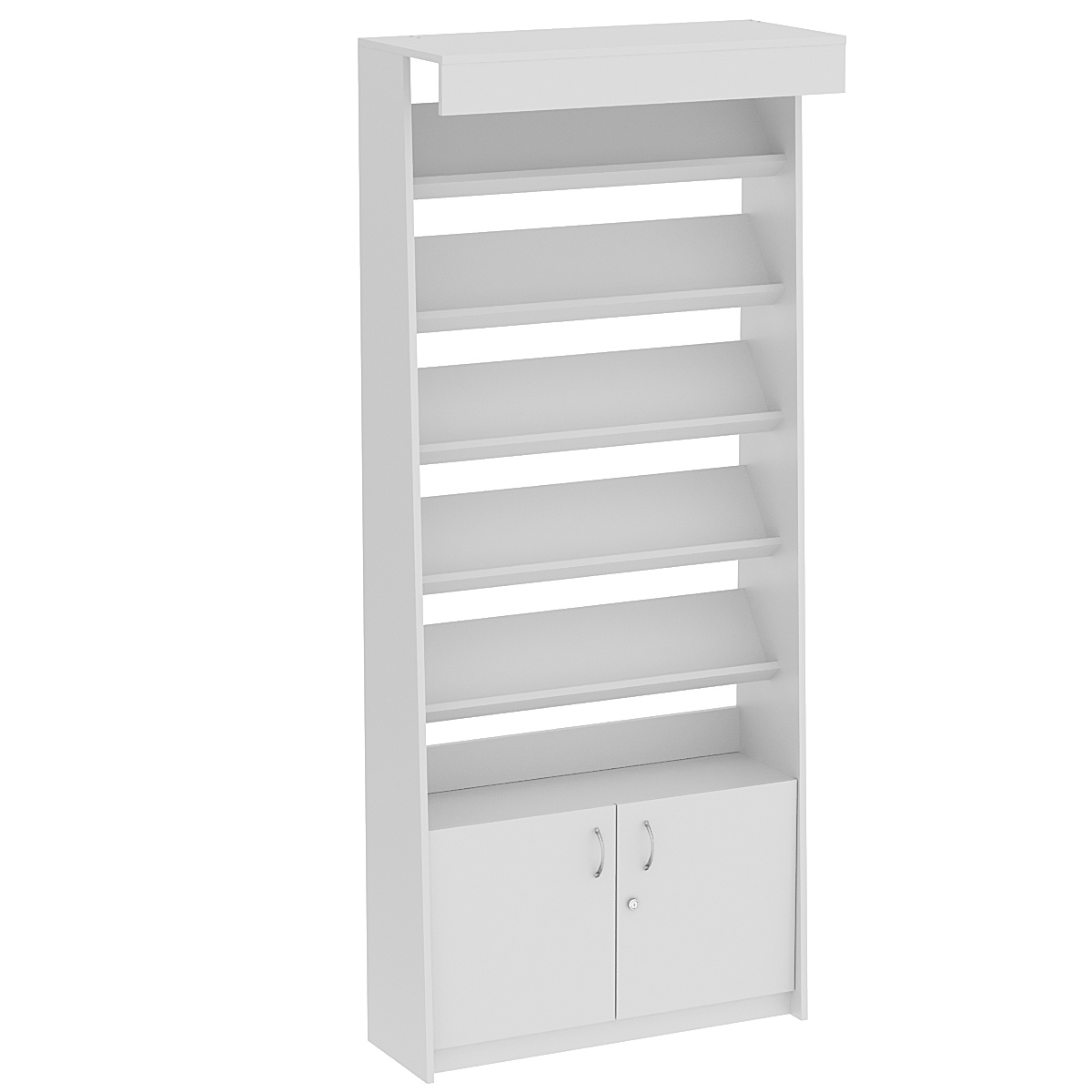 Стеллаж под книги №4 Серый