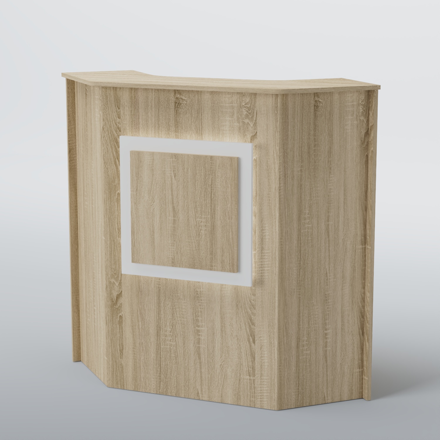 Ресепшен угловой КВАДРАТ №2 Дуб сонома