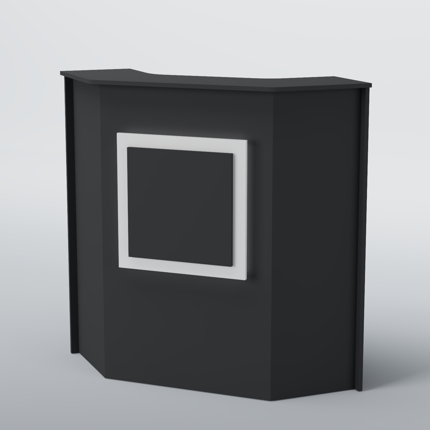 Ресепшен угловой КВАДРАТ №2 Антрацит