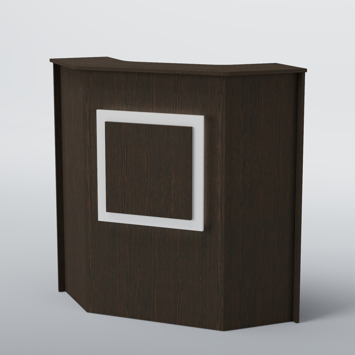 Ресепшен угловой КВАДРАТ №2 Дуб Венге