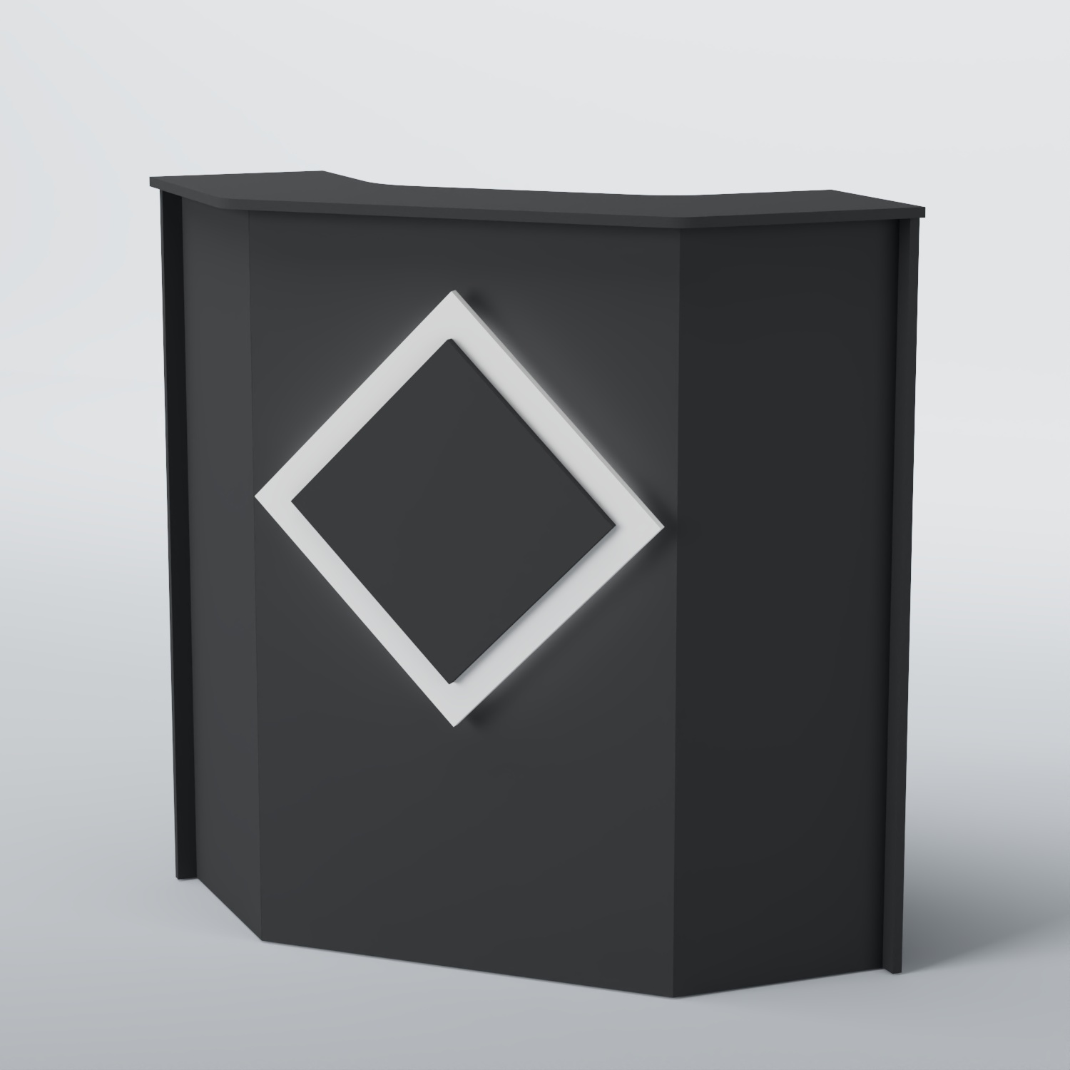 Ресепшен угловой РОМБ №2 Антрацит