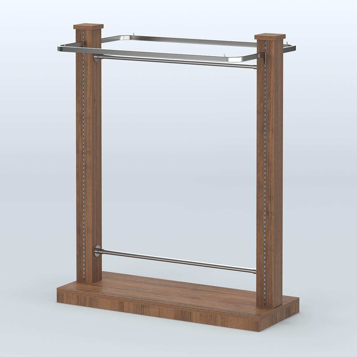 Островная система с перфорацией и П-образными поручнями №1 Орех