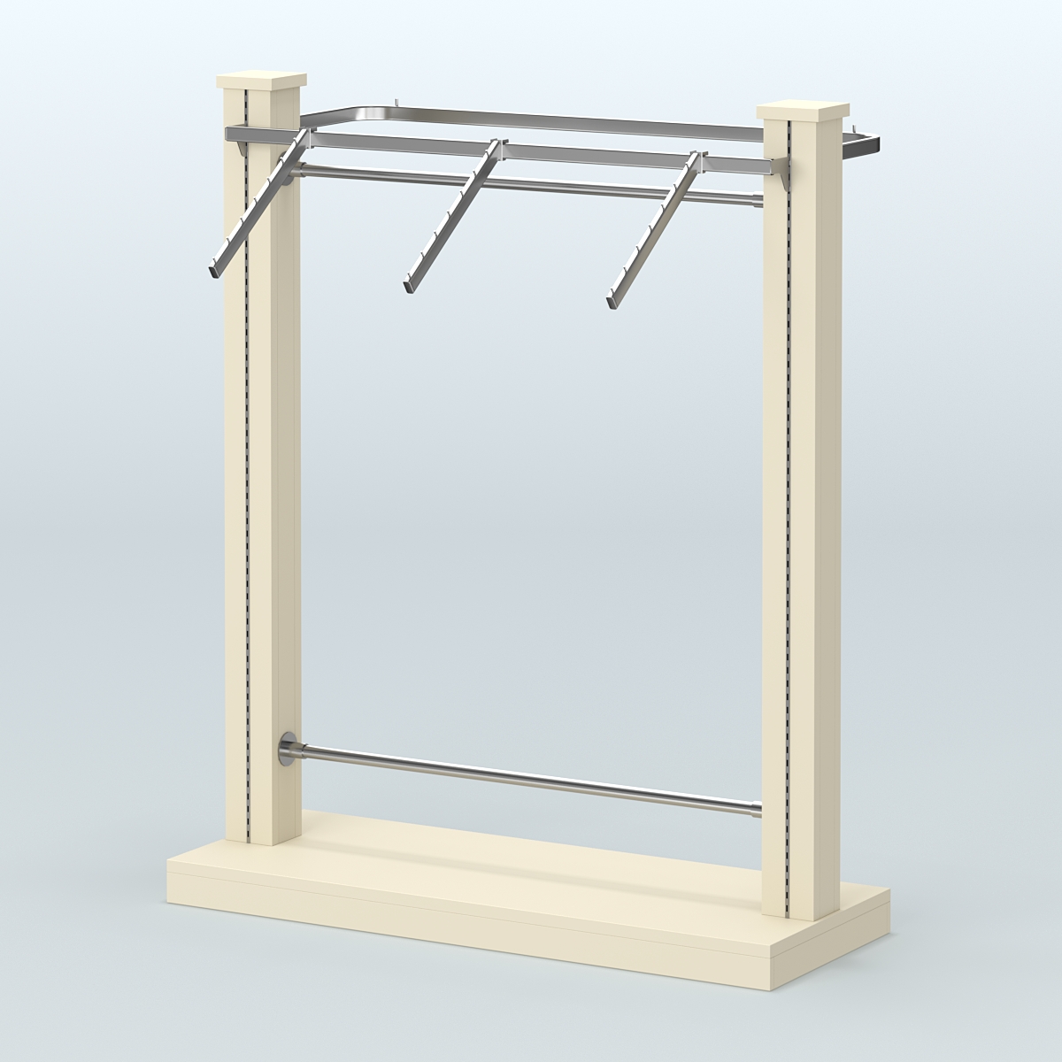Островная система с перфорацией и подиумом №2 Крем Вайс