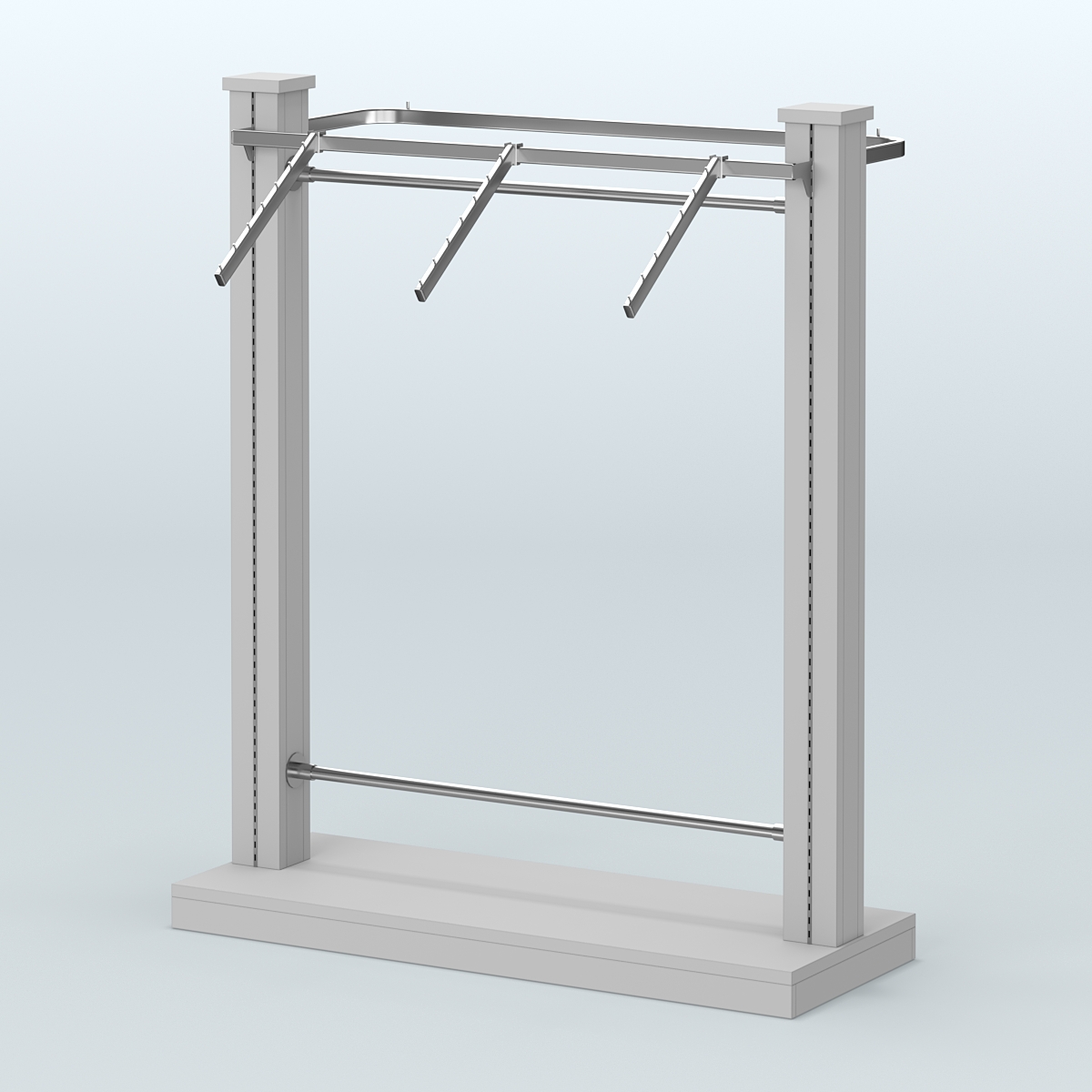 Островная система с перфорацией и подиумом №2 Серый